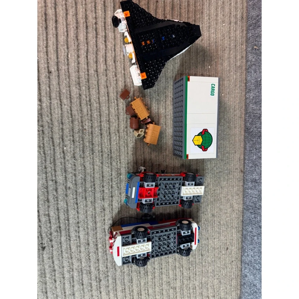 Lego City Space Shuttle Octan Truck Cargo Lot with Minifigure and Accessories